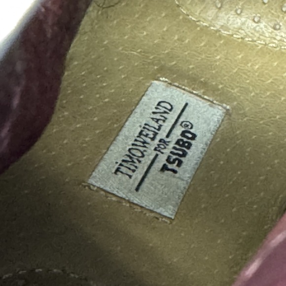 Tsubo Timo Weiland Heeled Stacked‎ Leather Boots Womens Size 5.5 Loafer Red Moc - Picture 7 of 9